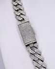 2 Row VVS Moissanite Daimond 14MM 22Inch Cuban - Moissanite Bazaar - moissanitebazaar.com