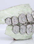 Big Stone VVS Moissanite Diamond Grillz - Moissanite Bazaar - moissanitebazaar.com