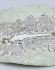 Invisible Set Princess Cut Diamond Grillz - Natural SII Quality - Moissanite Bazaar - moissanitebazaar.com