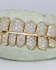 Jumbo VVS Moissanite Diamond Grillz - Moissanite Bazaar - moissanitebazaar.com