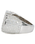 Baguette CEO Iced VVS Moissanite Diamond Ring - Moissanite Bazaar - moissanitebazaar.com