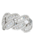 Miami Baguette Cuban VVS Moissanite Diamond Ring - Moissanite Bazaar - moissanitebazaar.com