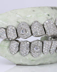 Big Stone VVS Moissanite Diamond Grillz - Moissanite Bazaar - moissanitebazaar.com