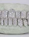 Jumbo VVS Moissanite Diamond Grillz - Moissanite Bazaar - moissanitebazaar.com
