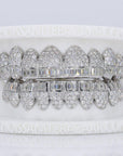 Baguette Hybrid VVS Moissanite Diamond Grillz - Moissanite Bazaar - moissanitebazaar.com