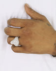 Iced Out Baguette Pointed Cross VVS Moissanite Diamond Ring - Moissanite Bazaar - moissanitebazaar.com