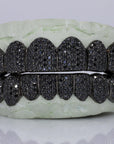 Black Moissanite Diamond Grillz - Moissanite Bazaar - moissanitebazaar.com