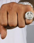 Allah Islamic VVS Moissanite Diamond Ring - Moissanite Bazaar - moissanitebazaar.com
