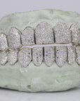 12 on 12 VVS Moisannite Diamond Grillz - Moissanite Bazaar - moissanitebazaar.com