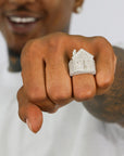 Trap House VVS Moissanite Diamond Ring - Moissanite Bazaar - moissanitebazaar.com