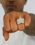 Baguette Star VVS Moissanite Diamond Ring - Moissanite Bazaar - moissanitebazaar.com