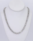 8MM Baguette VVS Moissanite Daimond 22 Inch Chain - Moissanite Bazaar - moissanitebazaar.com