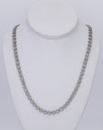 7MM Flower Set VVS Moissanite Daimond 22 Inch Chain - Moissanite Bazaar - moissanitebazaar.com