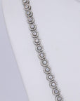 7MM Flower Set VVS Moissanite Daimond 22 Inch Chain - Moissanite Bazaar - moissanitebazaar.com