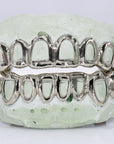 Framed Gold Grillz - Moissanite Bazaar - moissanitebazaar.com