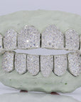 6 on 6 VVS Moissanite Diamond Grillz - Moissanite Bazaar - moissanitebazaar.com
