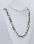 2 Row VVS Moissanite Diamond 10MM 22Inch Cuban - Moissanite Bazaar - moissanitebazaar.com