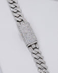 2 Row VVS Moissanite Diamond 10MM 22Inch Cuban - Moissanite Bazaar - moissanitebazaar.com