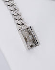 2 Row VVS Moissanite Diamond 10MM 22Inch Cuban - Moissanite Bazaar - moissanitebazaar.com