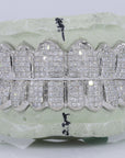Invisible Set Princess Cut VVS Lab Diamond Grillz