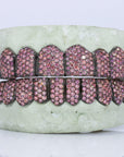 VVS Purple Lab Diamond Grillz - Moissanite Bazaar - moissanitebazaar.com