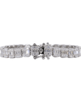 8M Baguette Bracelet VVS Moissanite Diamonds - Moissanite Bazaar - moissanitebazaar.com