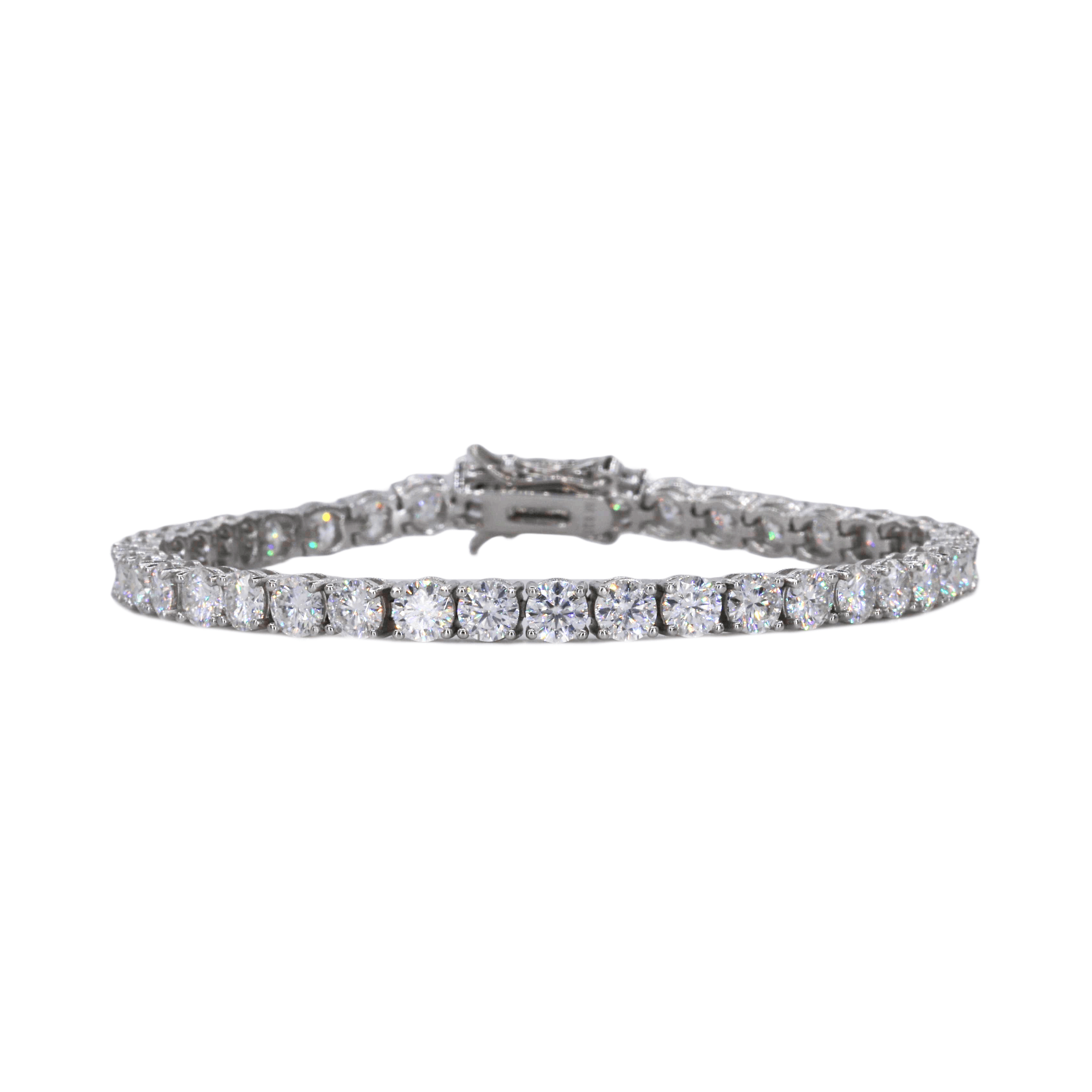 5MM Tennis Bracelet VVS Moissanite Diamonds - Moissanite Bazaar - moissanitebazaar.com