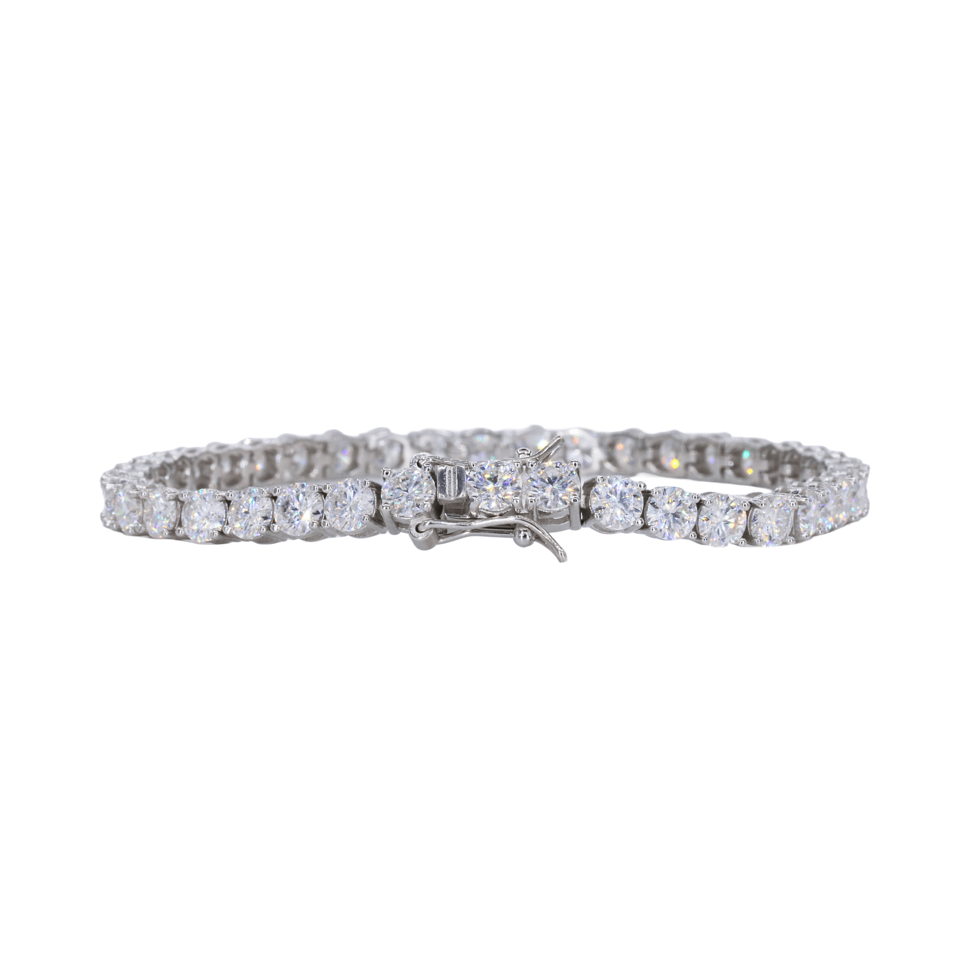 5MM Tennis Bracelet VVS Moissanite Diamonds - Moissanite Bazaar - moissanitebazaar.com