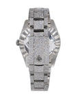DJ 41MM Moissanite Diamond Two Row Bezel Watch 22CT - Moissanite Bazaar - moissanitebazaar.com