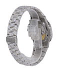 PT 41MM VVS Moissanite Diamond Two Row Stone Bezel Watch 22CT - Moissanite Bazaar - moissanitebazaar.com