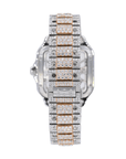 CS Two Tone 41MM Moissanite Diamond Watch 20CT - Moissanite Bazaar - moissanitebazaar.com
