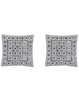 3 Step Iced Out Square VVS Moissanite Daimond Earrings - Moissanite Bazaar - moissanitebazaar.com