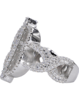 Bubble Baguette Money Sign VVS Moissanite Diamond Ring - Moissanite Bazaar - moissanitebazaar.com