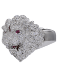 Iced Out Tiger VVS Moissanite Diamond Ring - Moissanite Bazaar - moissanitebazaar.com