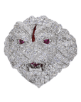 Iced Out Tiger VVS Moissanite Diamond Ring - Moissanite Bazaar - moissanitebazaar.com