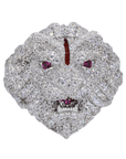 Iced Out Tiger VVS Moissanite Diamond Ring - Moissanite Bazaar - moissanitebazaar.com