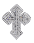 Cross Ring VVS Moissanite Diamond Ring - Moissanite Bazaar - moissanitebazaar.com