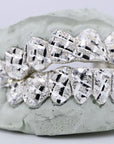 Diamond Cut Diamond Dust Grillz - Moissanite Bazaar - moissanitebazaar.com