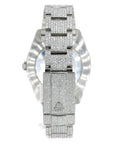 DJ 41MM Moissanite Diamond Big Stone Bezel Watch 22CT - Moissanite Bazaar - moissanitebazaar.com