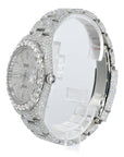 DJ 41MM Moissanite Diamond Big Stone Bezel Watch 22CT - Moissanite Bazaar - moissanitebazaar.com