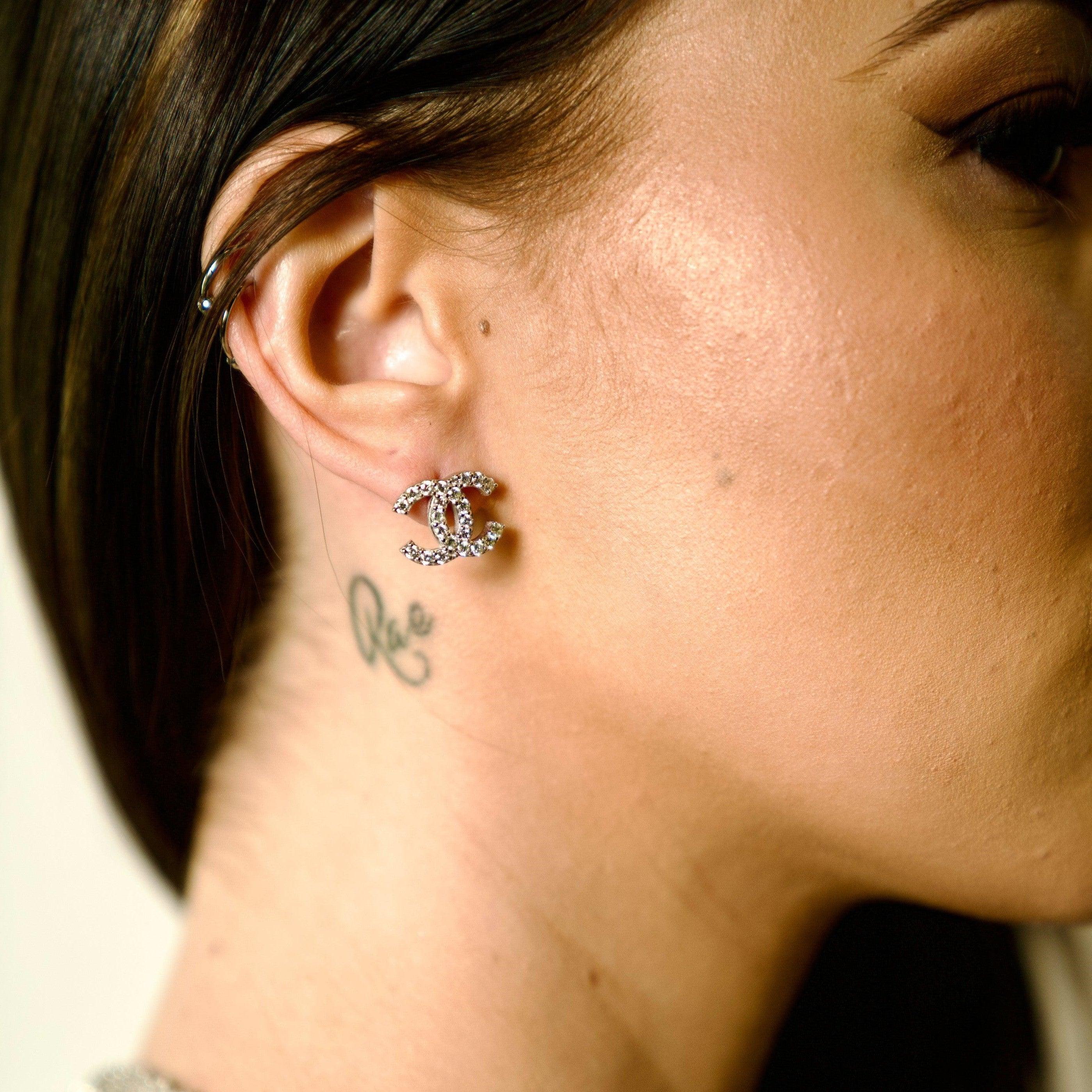 Double C Earrings - Moissanite Bazaar - moissanitebazaar.com