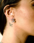 Double C Earrings - Moissanite Bazaar - moissanitebazaar.com