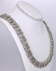 Moissanite Infinity Loop Baguette 15MM Cuban - Moissanite Bazaar - moissanitebazaar.com