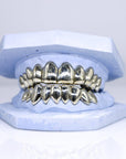 Solid Gold Grillz - Moissanite Bazaar - moissanitebazaar.com