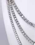 Tennis Chains VVS Moissanite Diamonds - Moissanite Bazaar - moissanitebazaar.com