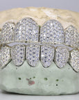 8 on 8 VVS Moissanite Diamond Grillz - Moissanite Bazaar - moissanitebazaar.com