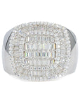 Baguette Face VVS Moissanite Diamond Ring - Moissanite Bazaar - moissanitebazaar.com