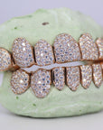 8 on 8 VVS Moissanite Diamond Grillz - Moissanite Bazaar - moissanitebazaar.com