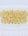 8K Diamond Cut Diamond Dust Gold Grillz