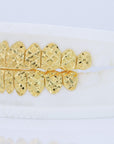 8K Diamond Cut Diamond Dust Gold Grillz